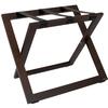 Folding luggage racks for hotels - solid wood walnut